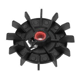 Uxcell 714998079480 Motor Fan Blade Round Shape Bore Black Engineering Plastic With 12 Vanes