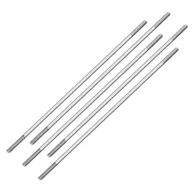 Uxcell 714998813800 5pack M2x100mm Pushrod Connector Stainless Steel Rod Linkage