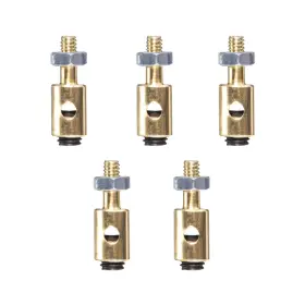 Uxcell 714998973184 5pcs Linkage Stoppers Connecting Servo Arm Push Rod For Rc Airplane 1.6mm