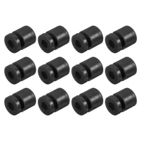 Uxcell 723115353143 12pcs Rc Anti Vibration Rubber Balls For F4 F7 Flight Controller M2x6mm Black