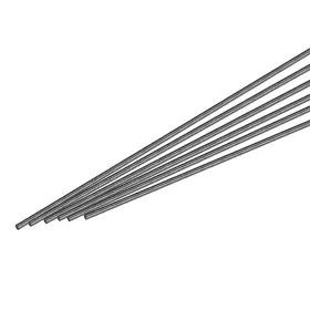 Uxcell 767153479106 20 Pcs Carbon Fiber Rod 2mm X 300mm For Rc Plane Diy Quadcopter Arm