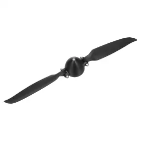 Uxcell 783243069705 11x8 Inch Rc Plane Propeller Spinner D37.5xh36mm 4mm Motor Shaft Black