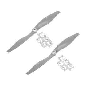 Uxcell 783243828692 2pcs 7x6 Inch Propeller Rc Propellers 2-vane Blades Props With Adapter Rings