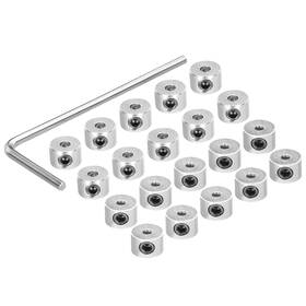 Uxcell 783243905034 20pcs Landing Gear Stopper 0.06x0.24 Inch / 0.08x0.28 Plane Wheel Collar Block