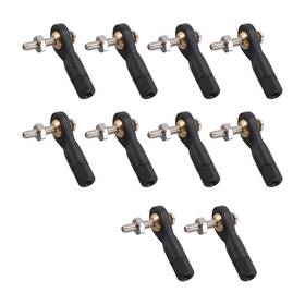 Uxcell 784958010938 10pcs M2 Lever Steering Linkage Tie Rod End Ball Head With Screws And Nut