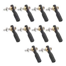 Uxcell 784958010976 10pcs M2 2.0xl19mm Lever Steering Linkage Tie Rod End Ball Head For Rc