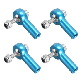 Uxcell 784958011898 4pack M4/4mm 26mm Rod End Tie Ball Head Joint Adapter Blue Uxcell 784958011898 4pack M4/4mm 26mm Rod End Tie Ball Head Joint Adapter Blue