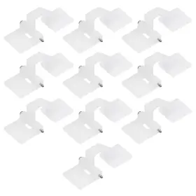 Uxcell 784958223765 10pcs Rc Hinges Adjustable Hatch Hinge L27 X W11 Mm For Model Airplane Parts
