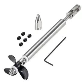 Uxcell 784958232538 4mm Drive Shaft Propeller And Joint L130mm Fit For 2mm Motor