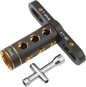 Xz429 Vgoohobby 17mm Hex Adapter Wheel Wrench With 4mm 5mm 5.5mm 7mm Socket