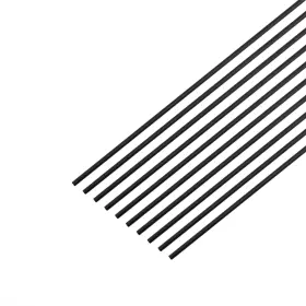 Z20220907w03 Victorshome Carbon Fiber Rods 2mm X 400mm Solid Matte Round Bar For Diy Craft