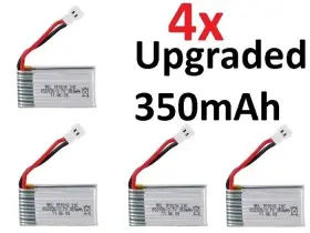 Hm-v100d03bl-z-12 Walkera Mini Cp 3.7v 350mah 25c Lipo Replacement Battery Pack 4