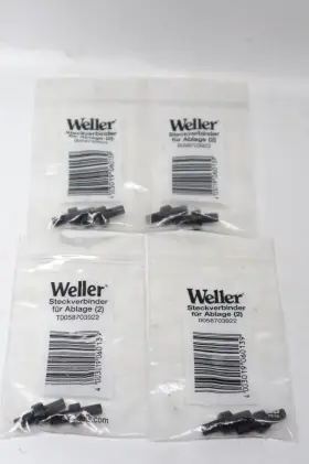 T0058703922 Weller 0058703922 Lot Of 4 New Solder Station Plug Connector F.holder T0058703922 Weller 0058703922 Lot Of 4 New Solder Station Plug Connector F.holder