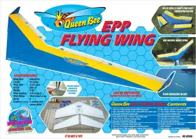 W966 Windrider Scarce Queen Bee Epp 100 Inch Flying Wing Rare Complete In Box