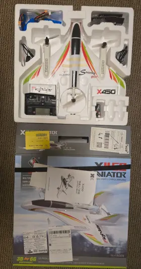 X450 Wltoys 811166552526 Xk 2.4g 6ch Rc Aviator 3 Flight Modes Vertical And Level Batteries