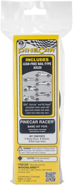 P370 Woodland Scenics 3 Pack - Pine Car Derby Kit-basic