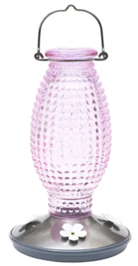 8131-2 Woodstream Corp 2 Pack Starglow Vintage Hummingbird Feeder Pink