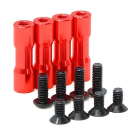 0696-fd Wrap Up Next Rdx Side Deck Aluminum 20mm Round Shape Post 4 Pcs Red #