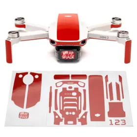 Dwd2-p-ac Wrapgrade Skin Sticker Set Compatible With Dji Mini 2 Accent Color Super R Dwd2-p-ac Wrapgrade Skin Sticker Set Compatible With Dji Mini 2 Accent Color Super R