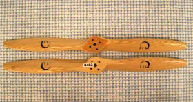 Pja22x10 Xoar Lot Of 2 Used Pja 22x10 Rc Model Airplane Props 22 Inch Gas Wood Prop