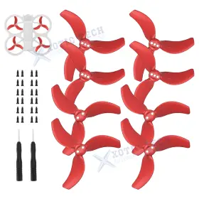 Dj15r Xotic Tech 2 8pcs Propellers Rc Drone Wing Accessory Pc Red Airscrew With Screws For Dji Avata Dj15r Xotic Tech 2 8pcs Propellers Rc Drone Wing Accessory Pc Red Airscrew With Screws For Dji Avata