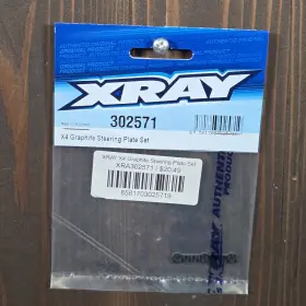 Xra302571 Xray X4 Graphite Steering Plate Set