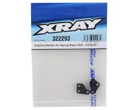 Xra322293 Xray Xb2/xt2 Graphite 3 Slot Steering Block Extension 2 A4