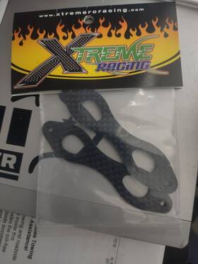 Xtreme Racing Xtr10945 Team Associated B44 Carbon Fiber Battery Strap Buggy Offroad