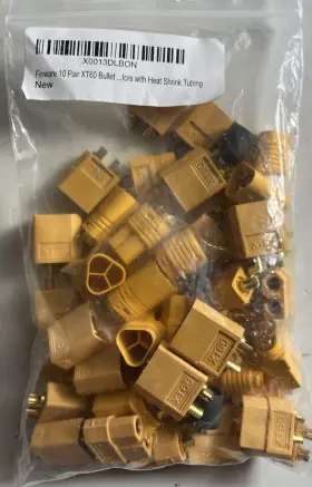 Xt60h Yaxinrc 10 Pair Bullet Connector Plug Female/male Gold Plated Shipped From Usa