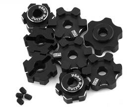 Yeah Racing Trma-001bk Yea-trma-001bk Traxxas Maxx 17mm Aluminum Wheel Hex Set Black 4