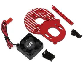 Yeakyfz025rd Yeah Racing Kyosho Fazer Fzd2 Aluminum Multi-angle Motor Mount Plate Set Red