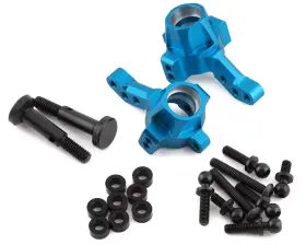 Yeatatt013bu Yeah Racing Tamiya Tt-02 Aluminum Rwd Drift Steering Knuckle Set Blue 2