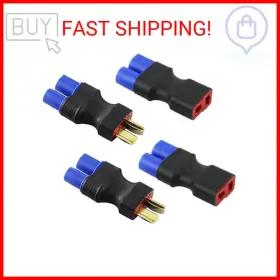 B08889ql6q Ylp 4pcs Rc Lipo Battery Connector Adapter Compatible With Ec3 To T Male Female Conn