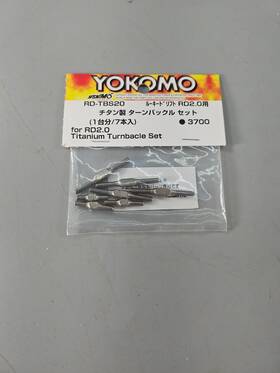 Yokomo Yokrdtbs20 Rd2.0 Titanium Turnbuckle Set Rd-tbs20 New Sealed