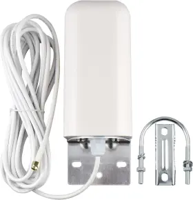 Lii-06652-n Yotenko Lte Antenna High Gain 10dbi 4g 5g Outdoor Cellular Sma Male- 5m Cable White Lii-06652-n Yotenko Lte Antenna High Gain 10dbi 4g 5g Outdoor Cellular Sma Male- 5m Cable White