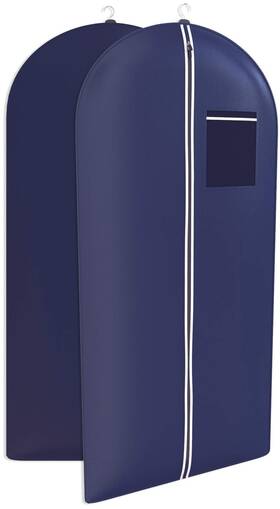 Your Bags Garmentum 632030539917 Navy Suit Garment Travel - Id Tag Window Heavy Duty Lightweight 48 Inch