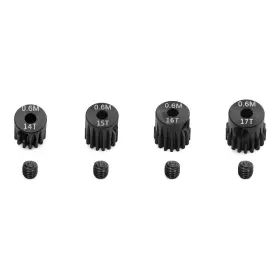 Nldz-100107 Youuz 0.6m Steel Motor Gear 14t-29t 3.175mm Shaft For Tamiya Rc Car