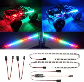 Yuying 705353684470 Rc Led Light Strips Kit For Car Crawler Truck Airplane Boat Drone Fixed Wing