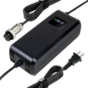 Yzpower 757611208973 58.8v 4a Lithium Battery Charger For Electric Bike Black