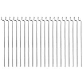 Zaplyte 619668266262 20pack 1.2x450mm 17.7 Inch Steel Z Pull/push Rods Parts For Rc Airplane Plane Boat