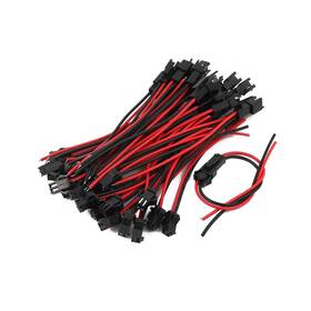 Zaplyte 676766106593 20 Pair 10cm Long Rc Model Cable Sm2p Male To Female Wire Connector