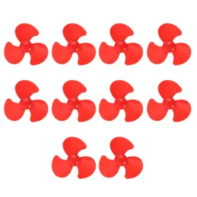 Zaplyte 678202261521 10pack 2mm Dc Motor Shaft Propeller 70mm 3-blade Red