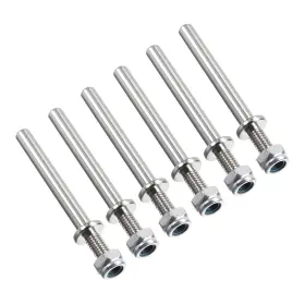 Zaplyte 683867375506 6pcs Landing Gear Steel Axle Shaft Drive With Nuts 5/32 Inch X 1.7