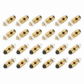 Zaplyte 686130444657 24 Pcs Linkage Stoppers Connecting Servo Arm D4x1.8mm With Nut And Screw
