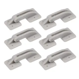 Zaplyte 784958223819 6pcs Rc Hinges Adjustable Hatch Hinge L38xw18mm For Model Airplane Parts Grey Zaplyte 784958223819 6pcs Rc Hinges Adjustable Hatch Hinge L38xw18mm For Model Airplane Parts Grey