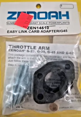 Zen14510 Zenoah - Pn Nip Easy Link Carb Adapter/g45