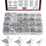 Dywishkey 1220 Pcs M2 M3 M4 M5, 304 Stainless Steel Hex Silver New. Price: $40.89.