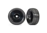 TRA9074-BLK Traxxas 3.0" Black Dished Wheels W/ Response Pro Tires (2) New. Price: $39.95.