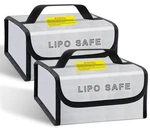 2PCS 185 * 120 80MM Lipo Safe Bag For Battery Pack Storage Charging Tr... New. Price: $23.74.