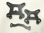 Carbon Fiber F&r Shock Tower + Steering Plate For Team Associated RC8B3 Buggy New. Price: $41.39.